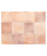 Carrelage Hanoi Pink 10x10 cm - détail du carreau 2