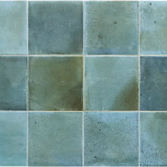 Carrelage Hanoi Sky Blue 10x10 cm - détail du carreau