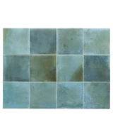 Carrelage Hanoi Sky Blue 10x10 cm - détail du carreau