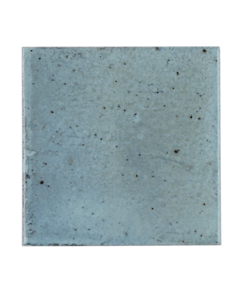 Carrelage Hanoi Sky Blue 10x10 cm - vue de face du carreau