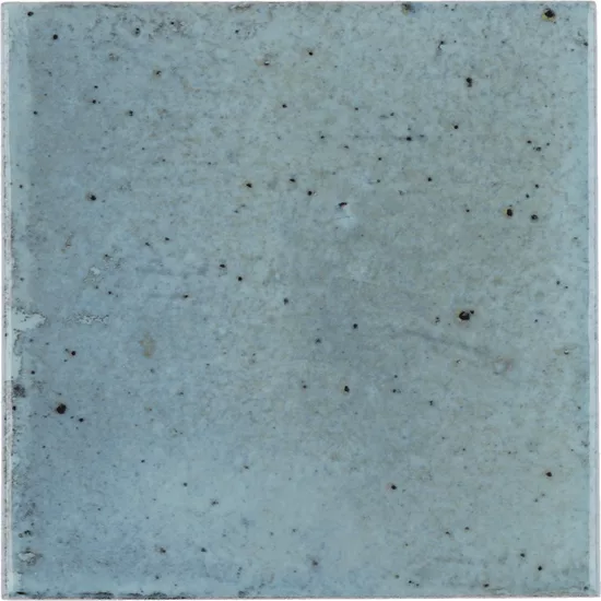 Carrelage Hanoi Sky Blue 10x10 cm - vue de face du carreau