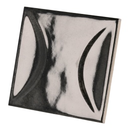Hanoi Arco Black Ash 10x10 cm - carrelage NAIS