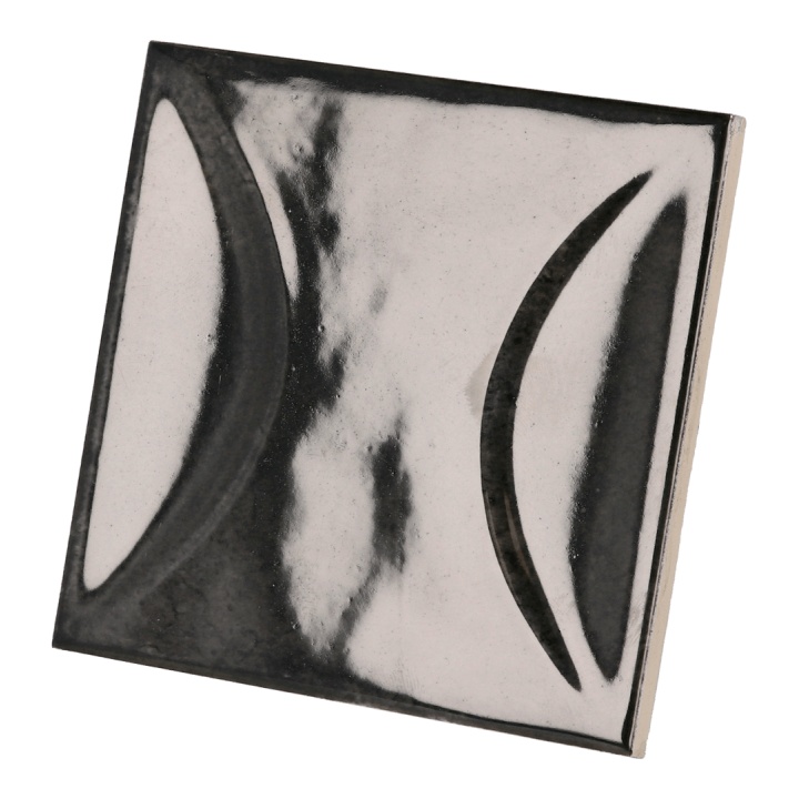 Hanoi Arco Black Ash 10x10 cm - carrelage NAIS