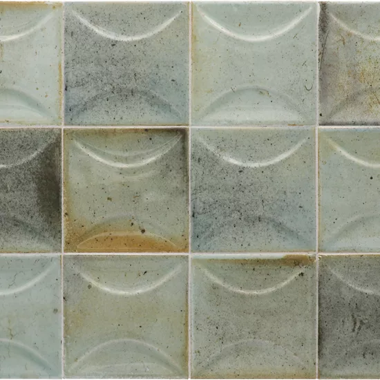 Carrelage Hanoi Arco Celadon 10x10 cm - détail du carreau