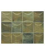 Carrelage Hanoi Arco Wild Olive 10x10 cm - détail du carreau 2