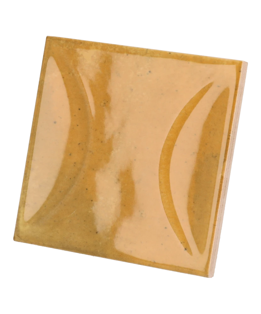 Carrelage Hanoi Arco Caramel 10x10 cm - détail du carreau