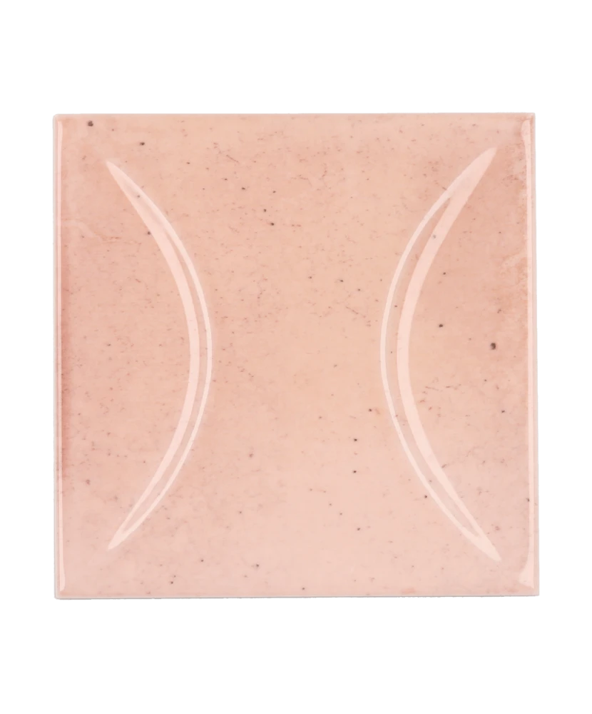 Carrelage Hanoi Arco Pink 10x10 cm - détail du carreau 3