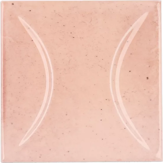 Carrelage Hanoi Arco Pink 10x10 cm - détail du carreau 3