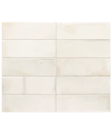 Carrelage Hanoi White 6,5x20 cm - détail du carreau 2