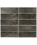 Carrelage Hanoi Black Ash 6,5x20 cm - détail du carreau