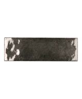Carrelage Hanoi Black Ash 6,5x20 cm - vue de face du carreau