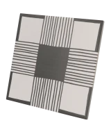 Carrelage Caprice Cloth B&W 20x20 cm - vue latérale du carreau