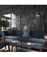 Carrelage Hanoi Black Ash 6,5x20 cm - vue d’ambiance