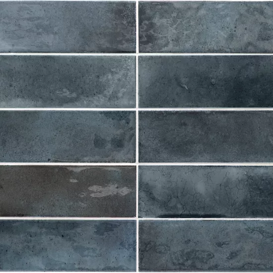 Carrelage Hanoi Blue Night 6,5x20 cm - détail du carreau