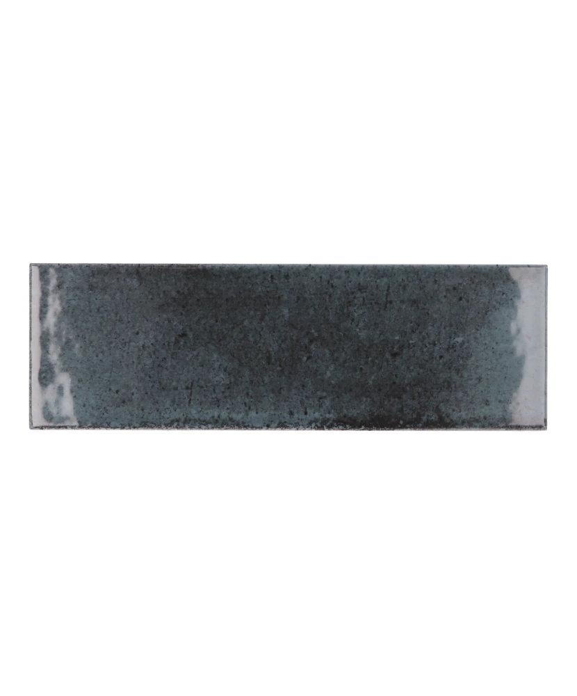 Carrelage Hanoi Blue Night 6,5x20 cm - vue de face du carreau