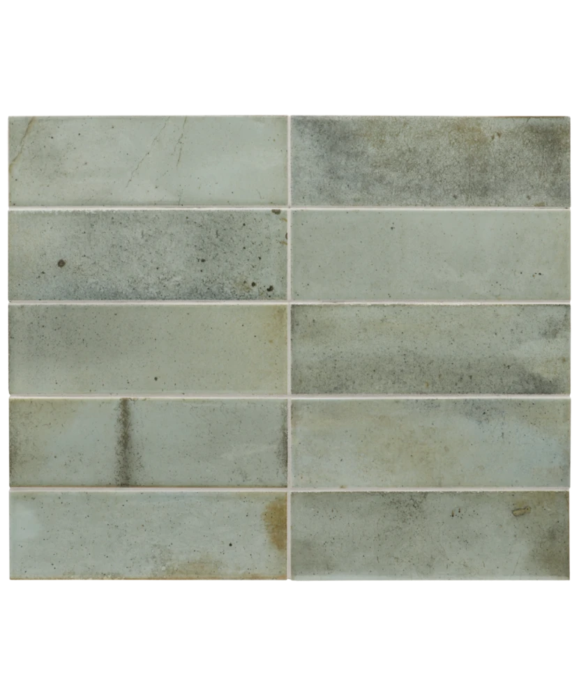 Carrelage Hanoi Celadon 6,5x20 cm - détail du carreau
