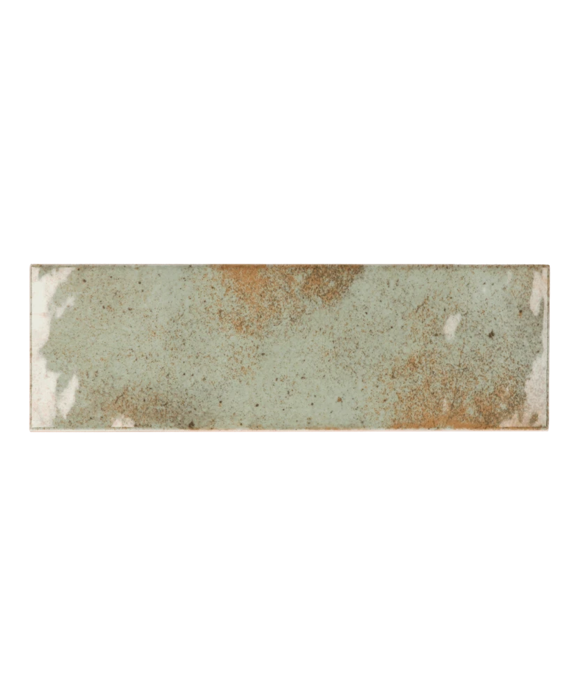 Carrelage Hanoi Celadon 6,5x20 cm - vue de face du carreau