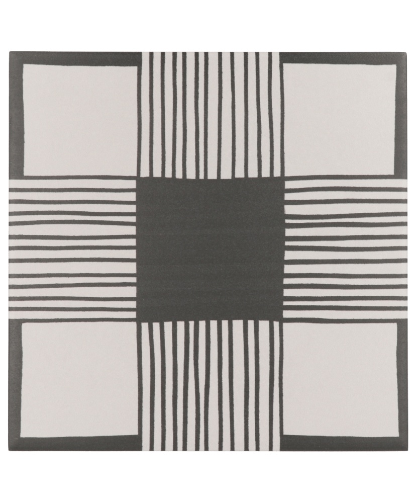 Caprice Cloth B&W 20x20 cm - carrelage NAIS - image 2