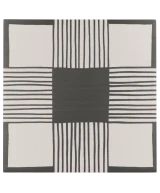 Carrelage Caprice Cloth B&W 20x20 cm - vue de face du carreau