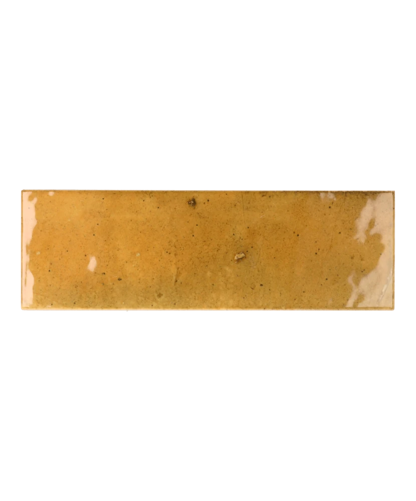 Carrelage Hanoi Caramel 6,5x20 cm - vue de face du carreau