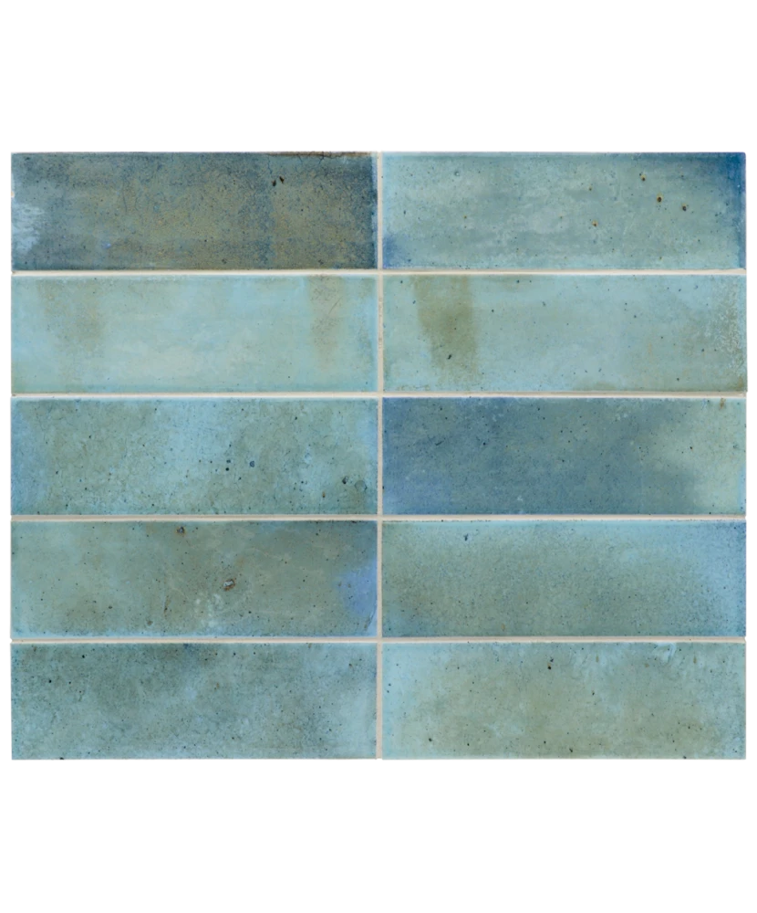 Carrelage Hanoi Sky Blue 6,5x20 cm - détail du carreau