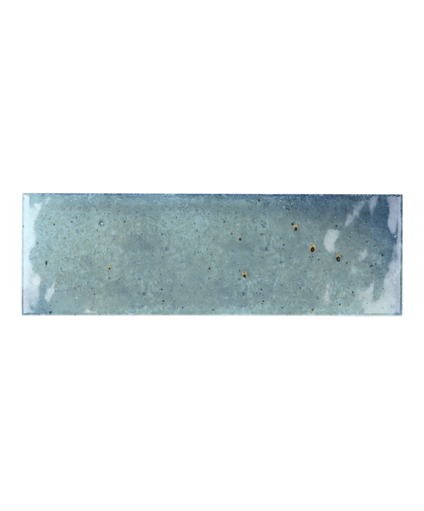 Carrelage Hanoi Sky Blue 6,5x20 cm - vue de face du carreau