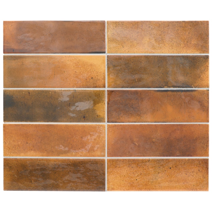Hanoi Burnt Red 6.5x20 cm - carrelage NAIS - image 2