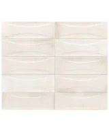 Carrelage Hanoi Arco White 6,5x20 cm - détail du carreau 2