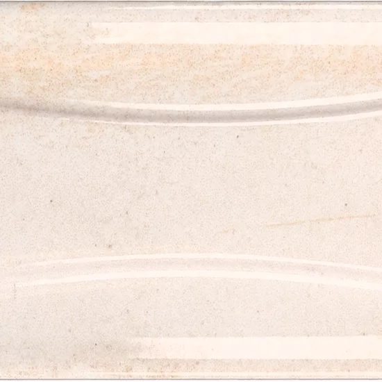 Carrelage Hanoi Arco White 6,5x20 cm - vue de face du carreau