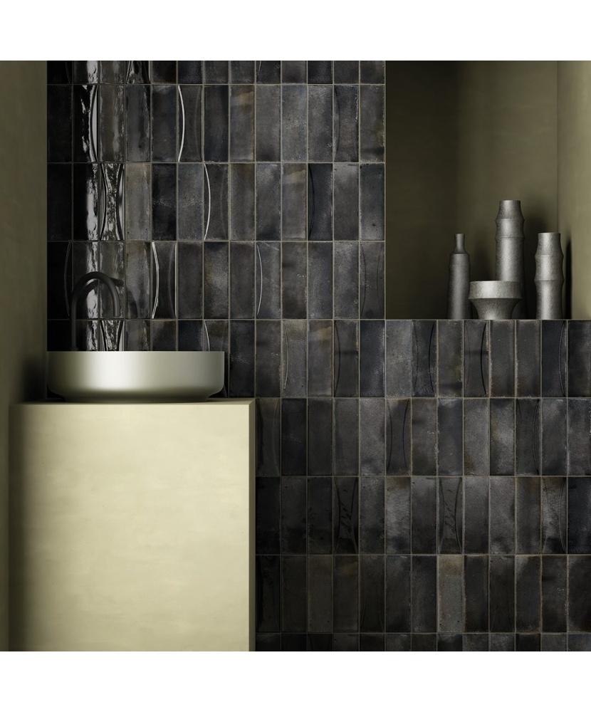 Hanoi Arco Black Ash 6.5x20 cm - carrelage NAIS - image 5
