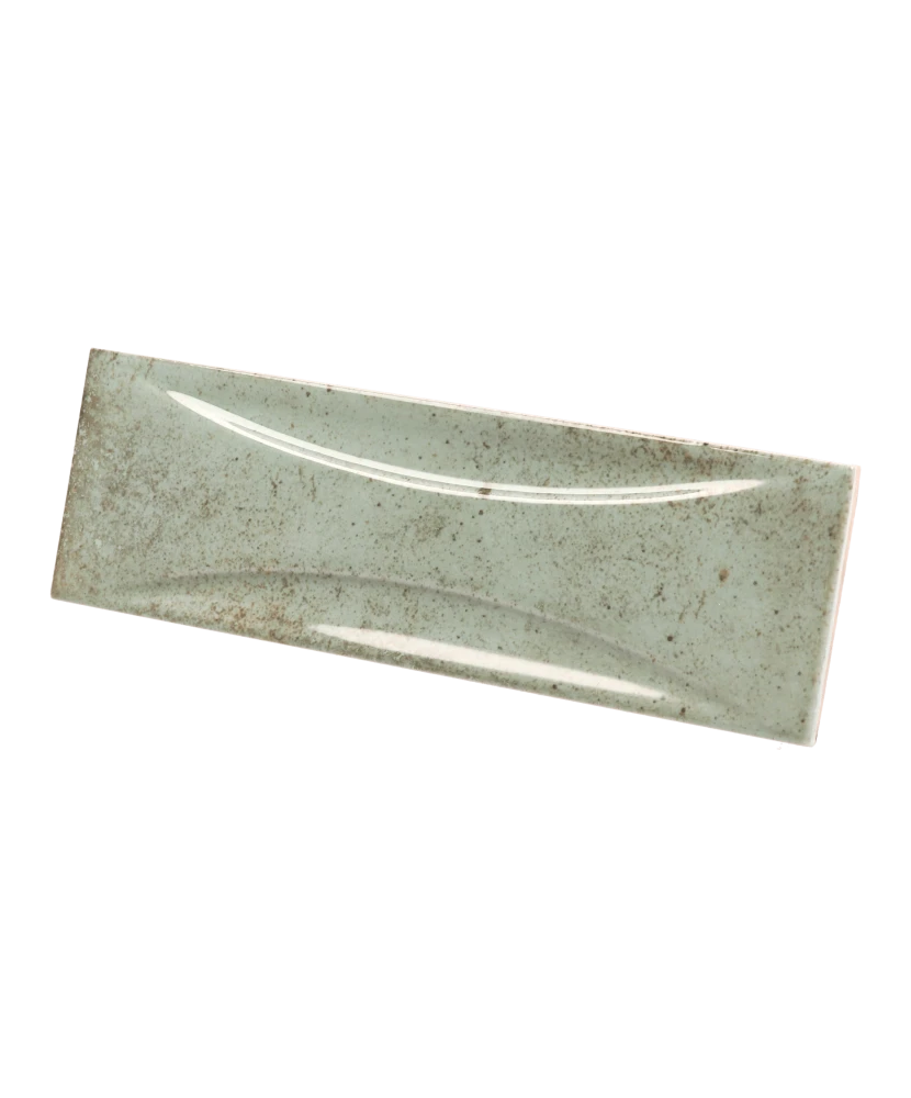 Carrelage Hanoi Arco Celadon 6,5x20 cm - vue latérale du carreau