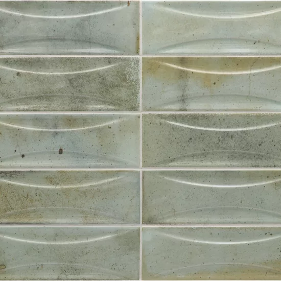 Carrelage Hanoi Arco Celadon 6,5x20 cm - détail du carreau