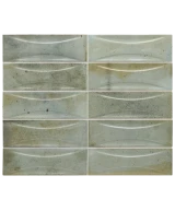 Carrelage Hanoi Arco Celadon 6,5x20 cm - détail du carreau
