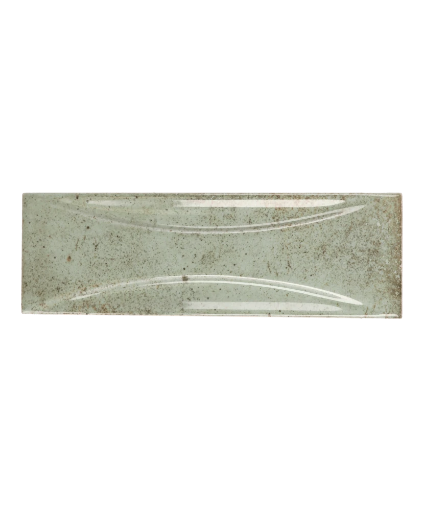 Carrelage Hanoi Arco Celadon 6,5x20 cm - vue de face du carreau