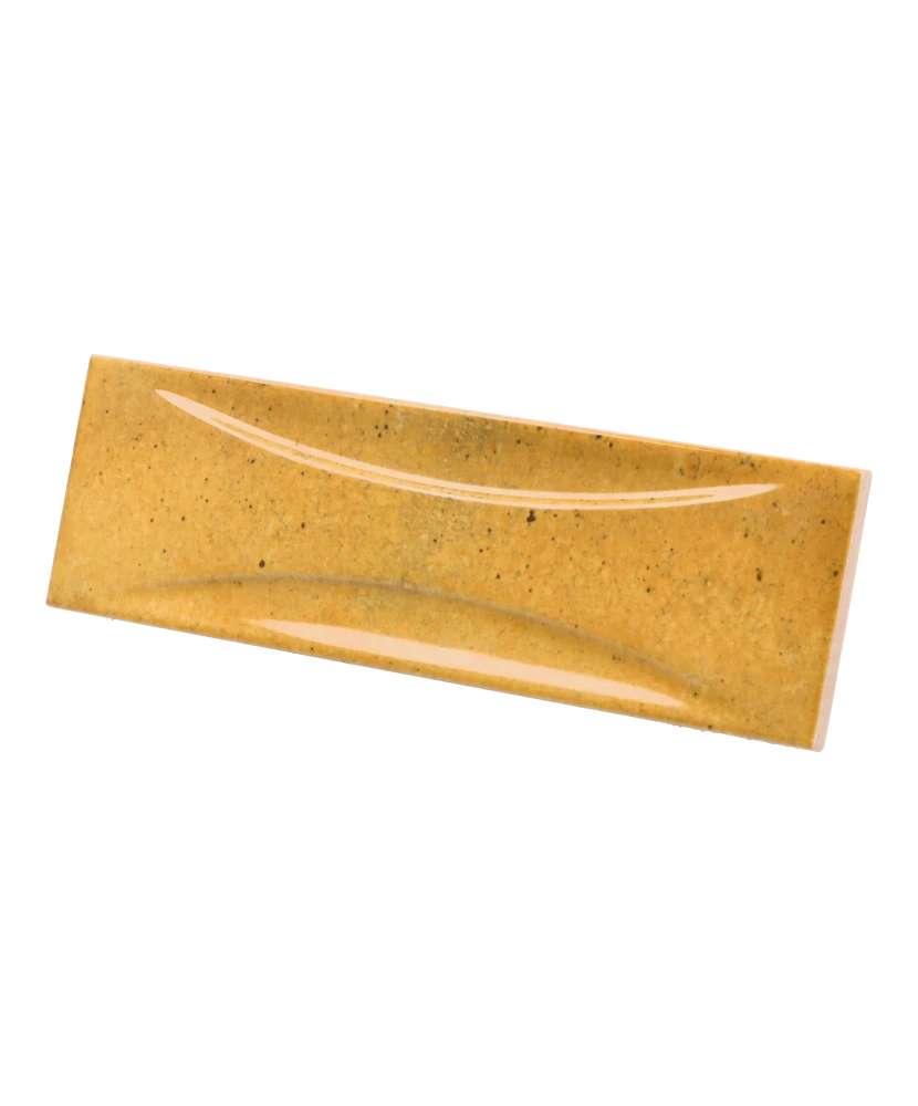 Carrelage Hanoi Arco Caramel 6,5x20 cm - vue latérale du carreau