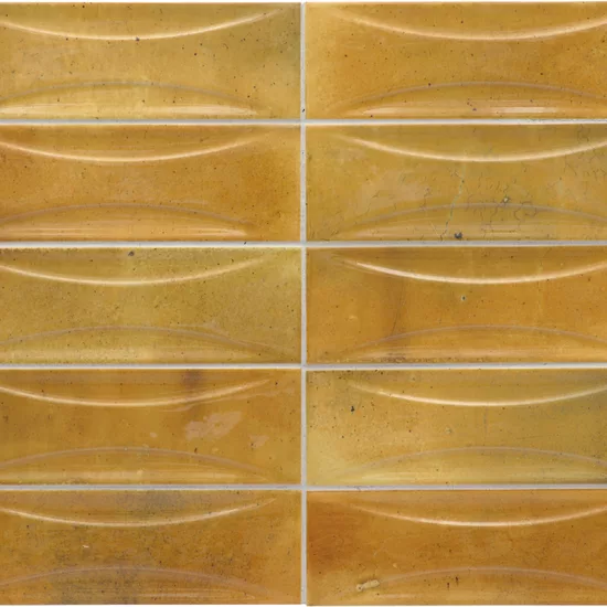 Carrelage Hanoi Arco Caramel 6,5x20 cm - détail du carreau