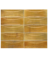 Carrelage Hanoi Arco Caramel 6,5x20 cm - détail du carreau
