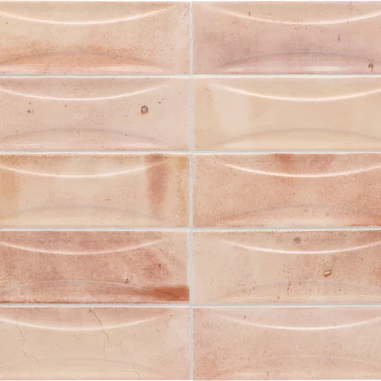 Carrelage Hanoi Arco Pink 6,5x20 cm - détail du carreau 2