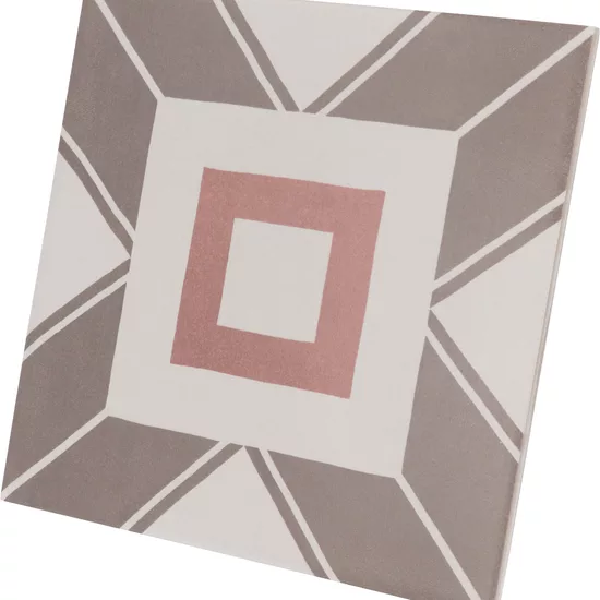 Carrelage Caprice Decal Colours 20x20 cm - vue latérale du carreau