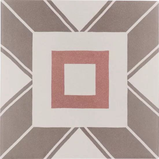 Carrelage Caprice Decal Colours 20x20 cm - vue de face du carreau