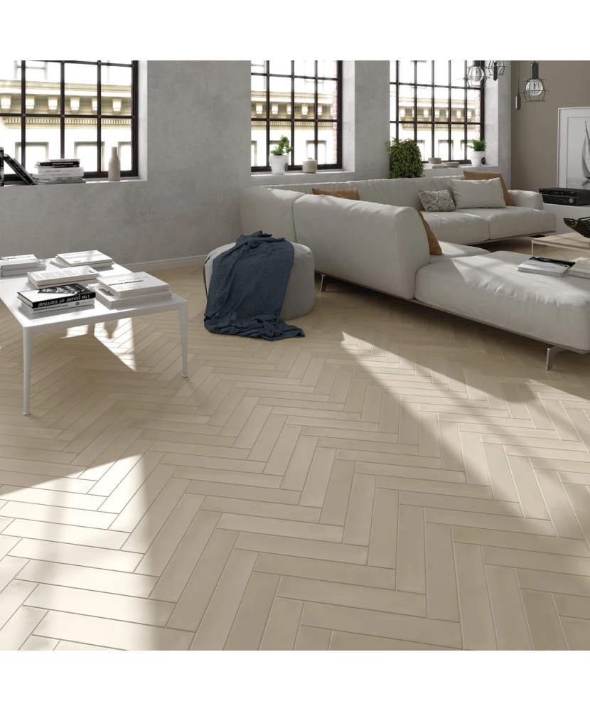 Carrelage Wadi Beige 6x30 cm - vue d’ambiance