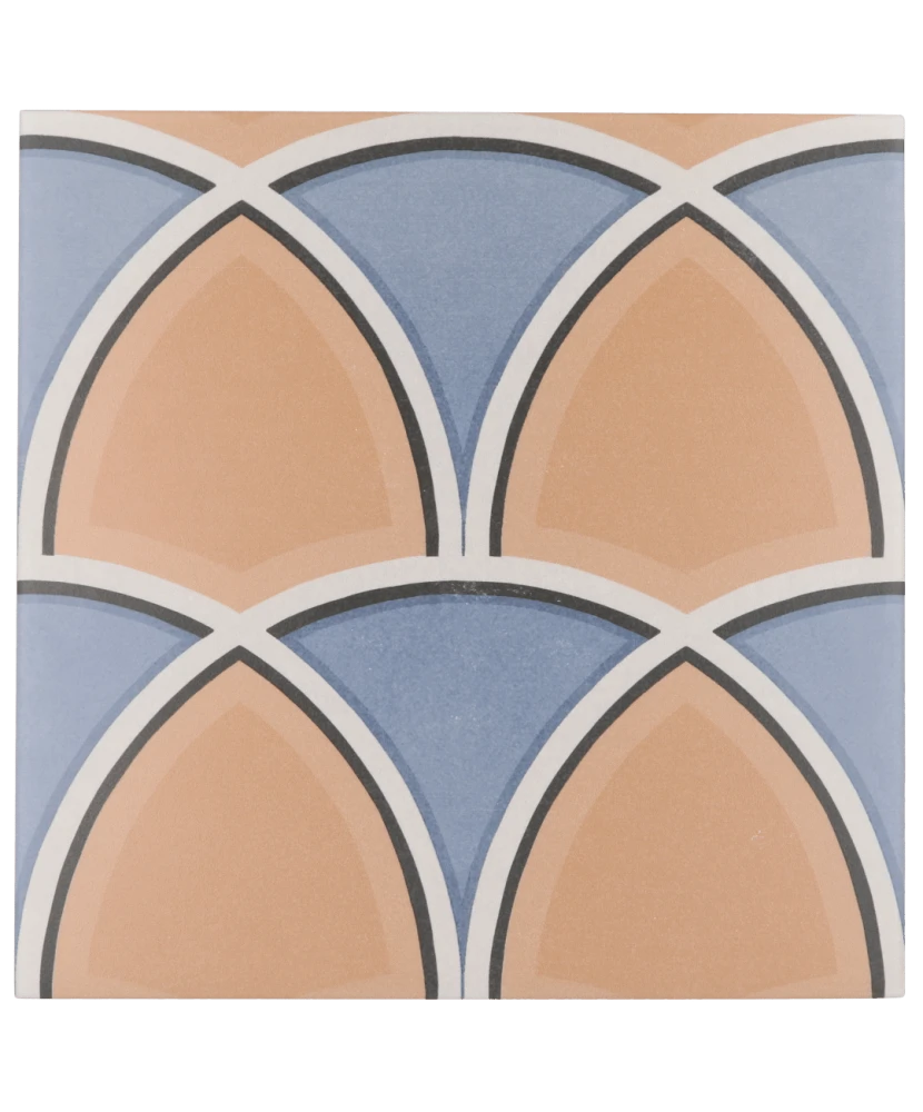 Carrelage Caprice Island Colours 20x20 cm - vue de face du carreau
