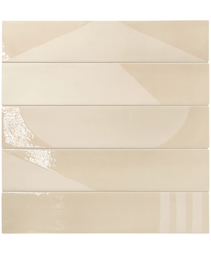Carrelage Wadi Decor Beige 6x30 cm - détail du carreau