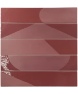 Carrelage Wadi Decor Garnet 6x30 cm - détail du carreau 2