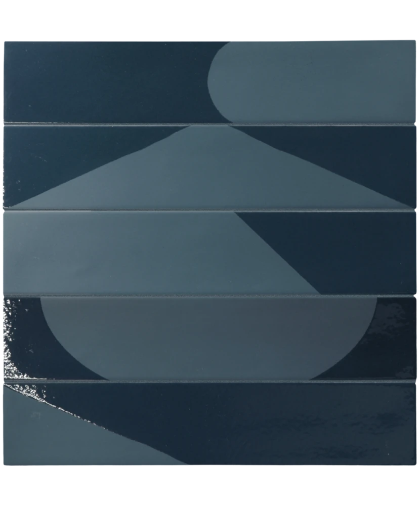 Carrelage Wadi Decor Indaco 6x30 cm - détail du carreau 2