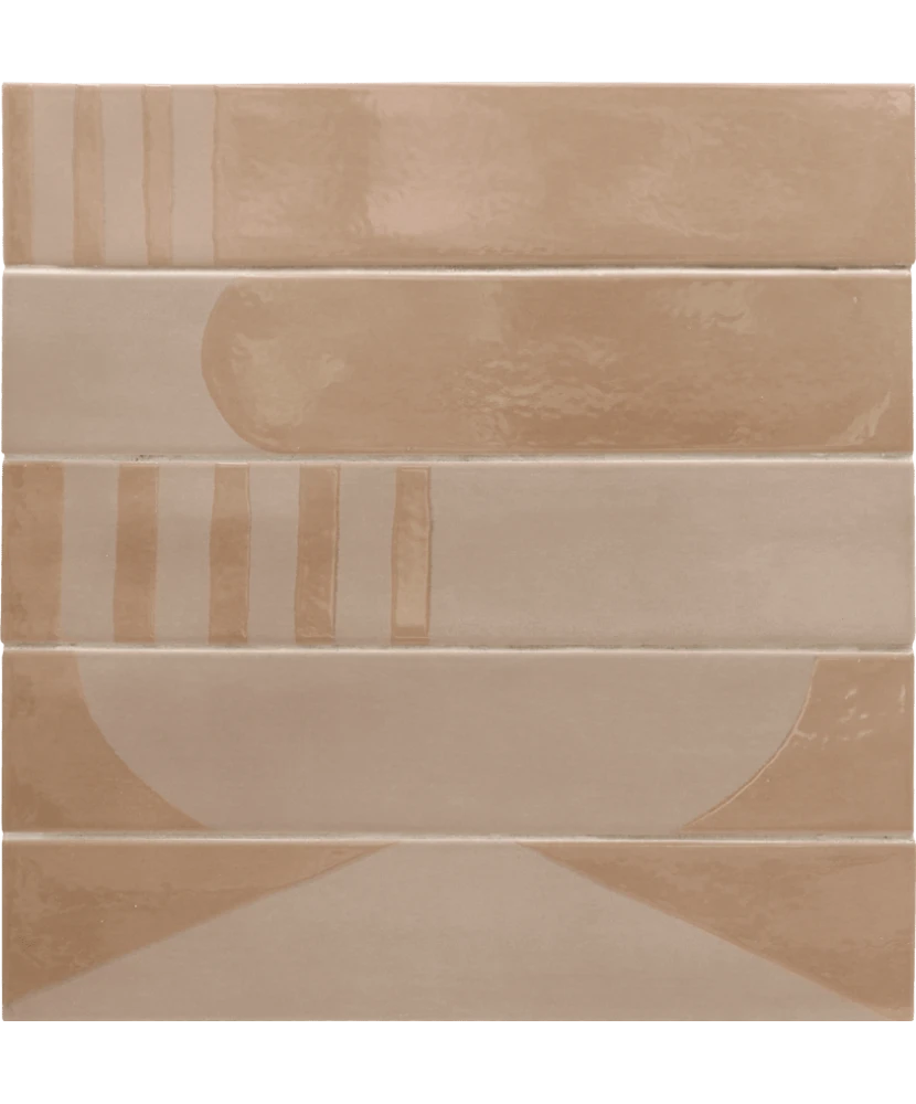 Carrelage Wadi Decor Taupe 6x30 cm - panneau de carreaux