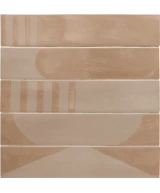 Carrelage Wadi Decor Taupe 6x30 cm - panneau de carreaux