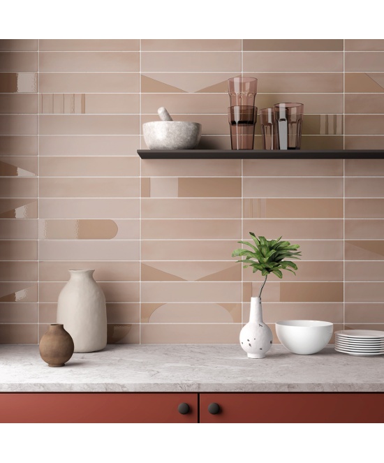 Wadi Decor Taupe 6x30 cm - carrelage NAIS - image 4