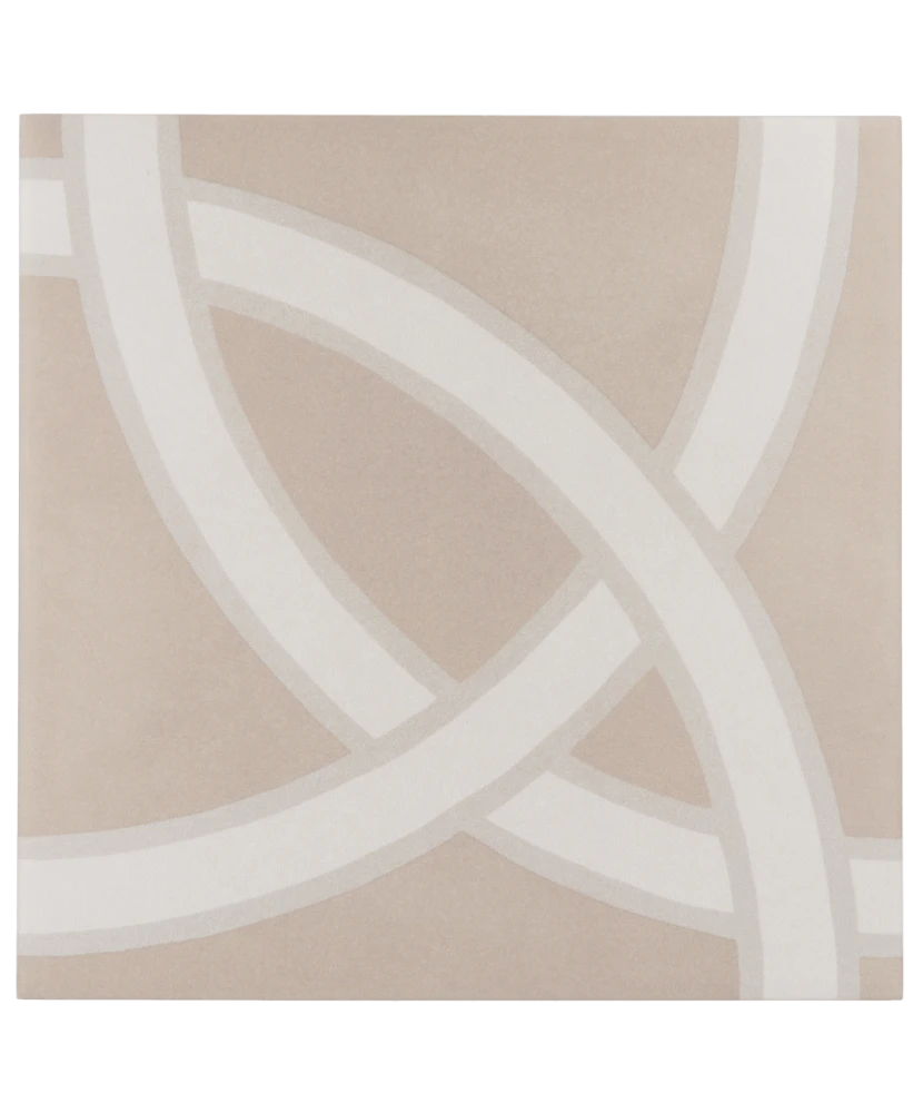 Carrelage Caprice Loop Pastel 20x20 cm - vue de face du carreau