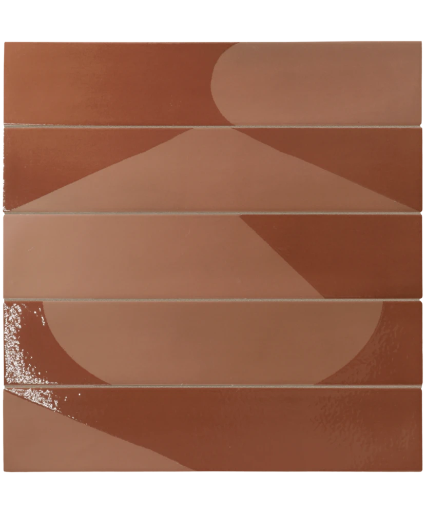 Carrelage Wadi Decor Terra 6x30 cm - détail du carreau 2